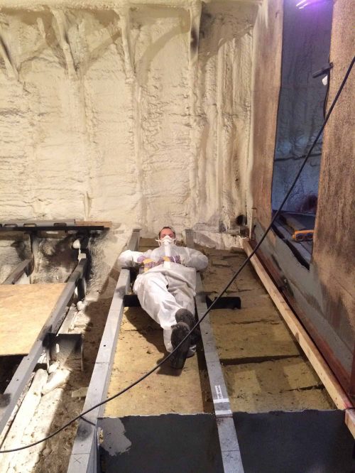 Comfortable on the insulation