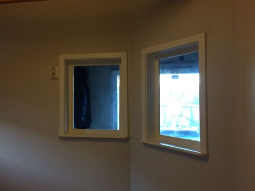 Windows after painting