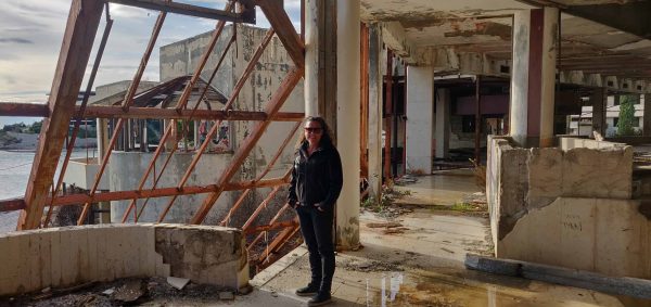 Me at one of the abandoned hotels