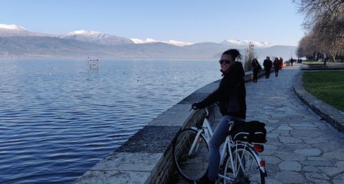 Me at the lake in Ioannina
