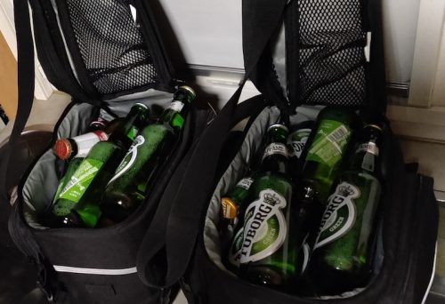 The beer in our bags