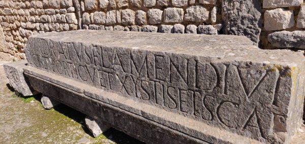 Inscriptions in the stone