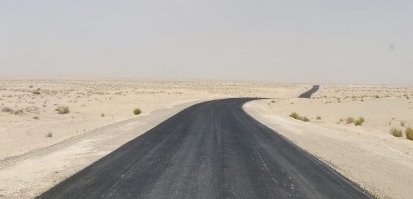 A great tarmac road in the desert