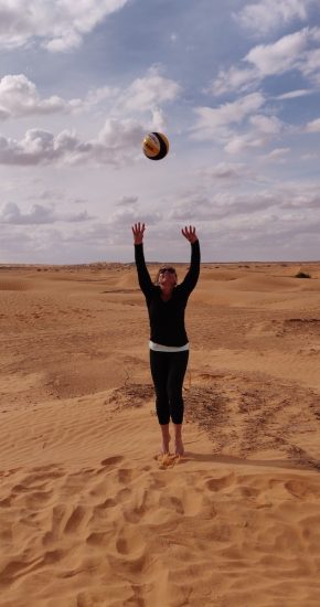 Desert volleyball