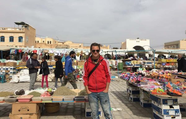 Mike at the souk